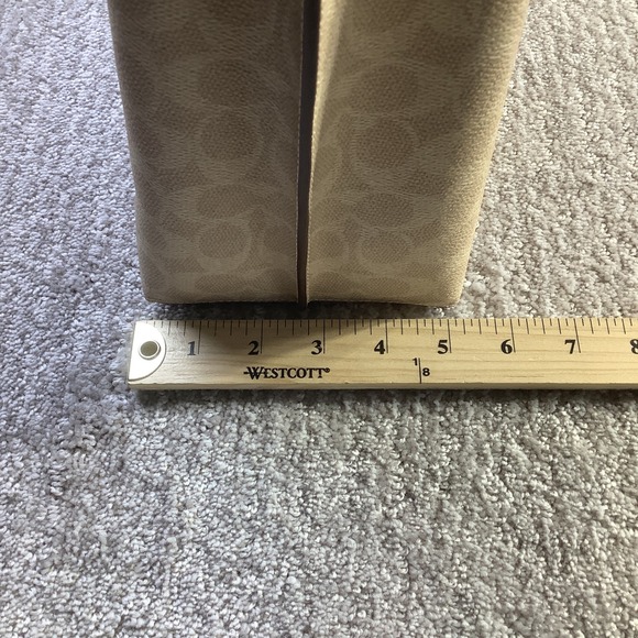 Coach Signature Mollie Tote Bag Sand NWT - Picture 8 of 9